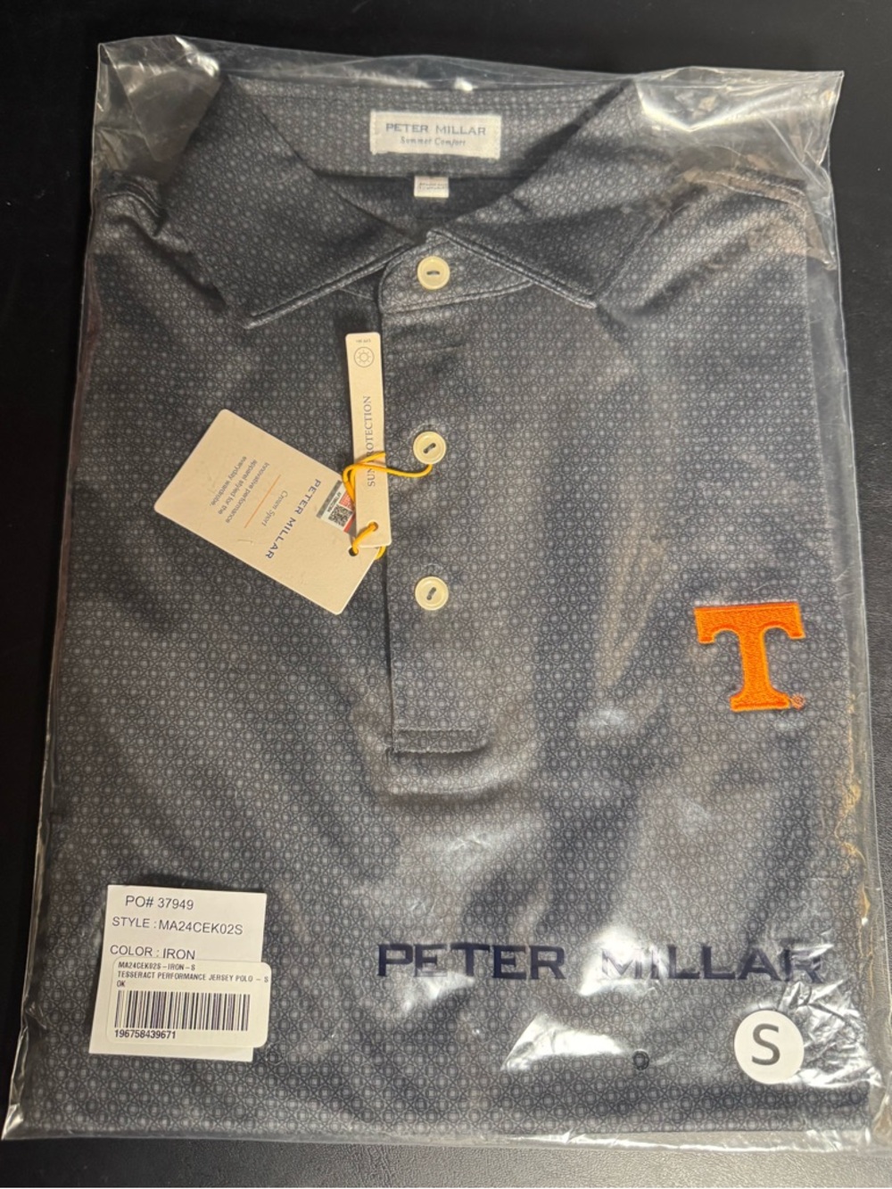PETER MILLAR Tennessee Vault Tesseract Performance Jersey Polo - Picture 2 of 8